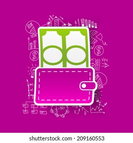Drawing business formulas: purse