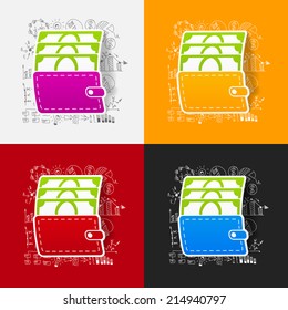 Drawing business formulas: purse