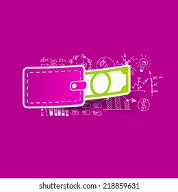 Drawing business formulas: purse