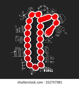 Drawing business formulas: rosary