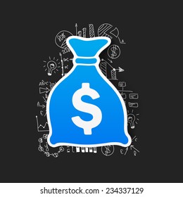 Drawing business formulas: sack