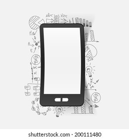 Drawing business formulas: smartphone