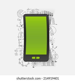 Drawing business formulas: smartphone