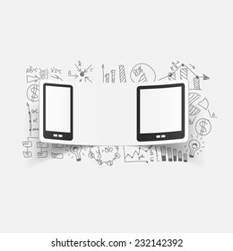 Drawing business formulas: smartphone