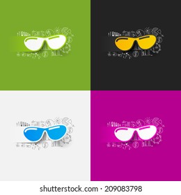 Drawing business formulas: sunglasses