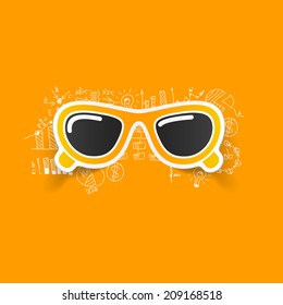 Drawing business formulas: sunglasses