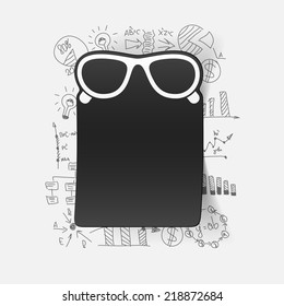 Drawing business formulas: sunglasses