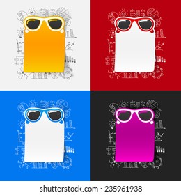 Drawing business formulas: sunglasses