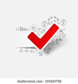 Drawing business formulas: tick