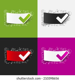 Drawing business formulas: tick