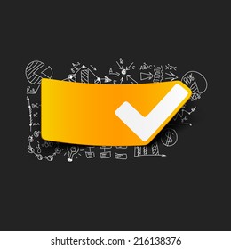 Drawing business formulas: tick