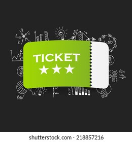 Drawing business formulas: ticket