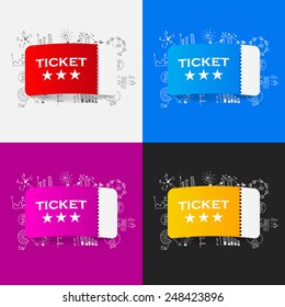 Drawing business formulas: ticket