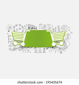 Drawing business formulas: trolley