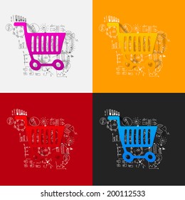 Drawing business formulas: trolley