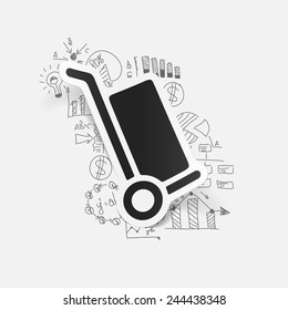 Drawing business formulas: trolley