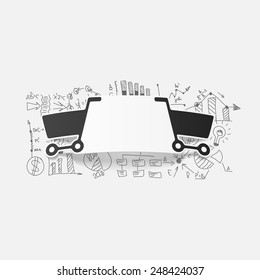 Drawing business formulas: trolley