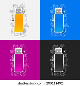 Drawing business formulas: usb