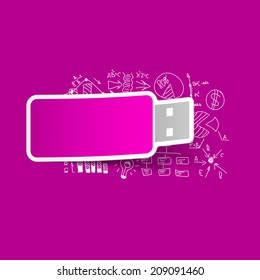 Drawing business formulas: usb
