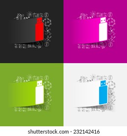 Drawing business formulas: usb