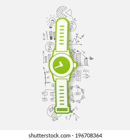 Drawing business formulas: watch