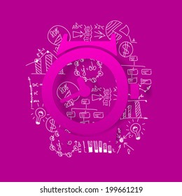 Drawing business formulas: watch