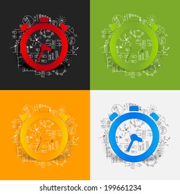 Drawing business formulas: watch
