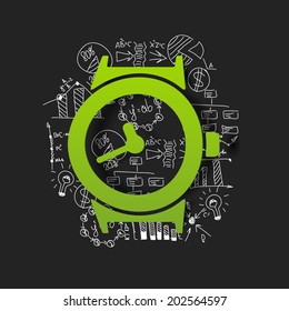 Drawing business formulas: watch
