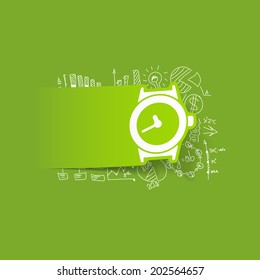 Drawing business formulas: watch