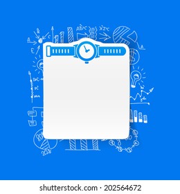 Drawing business formulas: watch