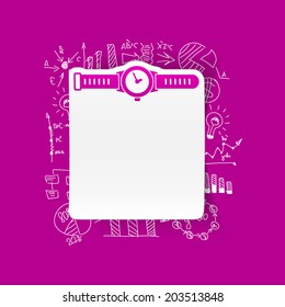 Drawing business formulas: watch