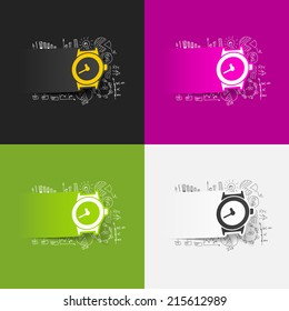 Drawing business formulas: watch