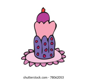 Drawing of a cake