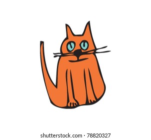 Drawing of a cat