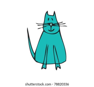 Drawing of a cat