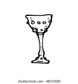 drawing of a chalice