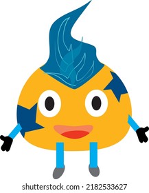 Drawing character to animate him, animation vectorization
