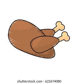 drawing chicken food image