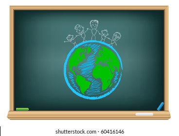 Earth Chalk Images, Stock Photos 