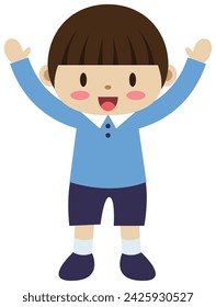 Drawing a child's bright appearance