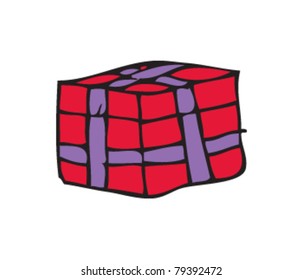 Drawing of a Christmas Present