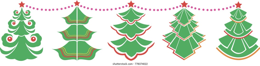 Drawing A Christmas Tree.