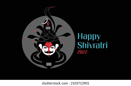 Drawing of Closeup Lord Shiva doing Meditation in a Peace of Mind with so many snake.