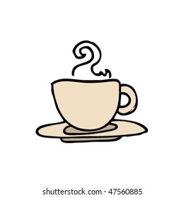drawing of a coffee cup