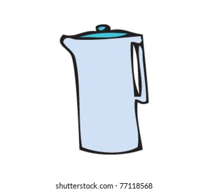 Drawing of coffee jug