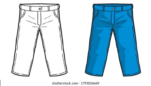 Get 25: Trousers Clipart