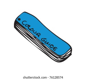 Drawing of a colour swatch