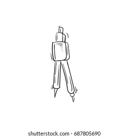 Drawing compass Doodle 