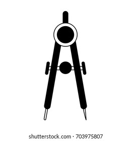 drawing compass icon image 