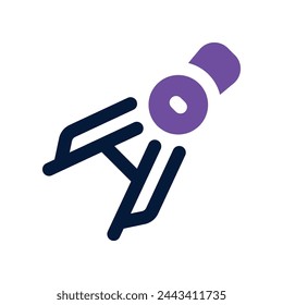 icono de brújula de dibujo. icono de tono dual vectorial para su sitio web, móvil, presentación y diseño de logotipo.